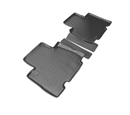 Set Covorase Auto Cauciuc Fit Umbrella Pentru Toyota Rav4 Iii (A2.Xa3) (Long) (2009-2013) (Spate) - 2 Pcs