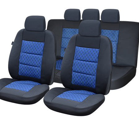 Set Huse Scaun Premium Lux - Albastru