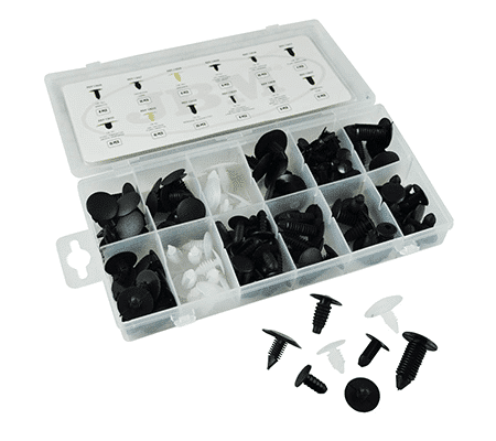Trusa De Clips De Plastic - Universal 128 Pcs Jbm