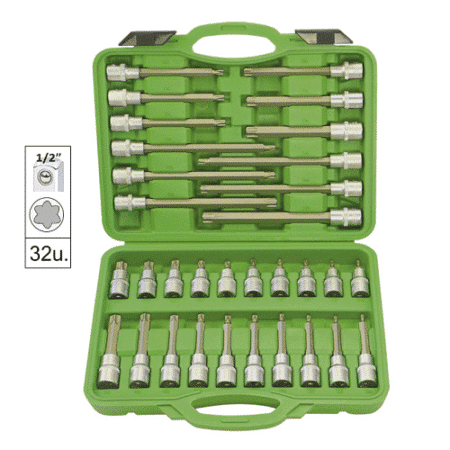 Trusa Capete Tubulare Torx Pt. Suruburi Cu 32 Piese Jbm