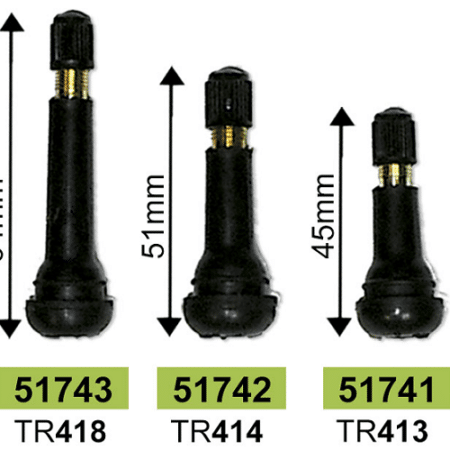 Valve Pentru Anvelope Tr413 45Mm - Set 100Buc Jbm