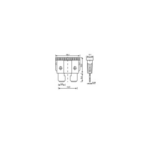 Sigurante Fuzibile Standard 30A Set 100 Buc