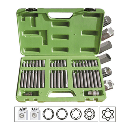 Trusa Speciala Cu 40 Capete De Surubelnita Pt. Suruburi Torx Jbm
