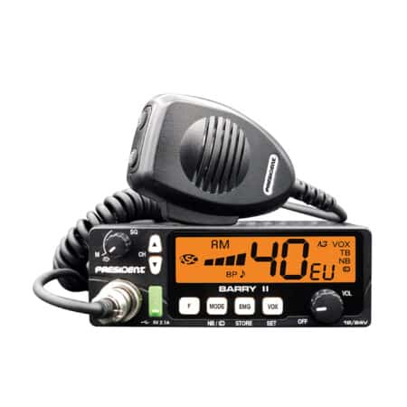 Statie Radio Cb President Barry Ii Asc, 12/24V, Roger Beep, Nb, Anl, Port Usb, Vox, Automatic Swr