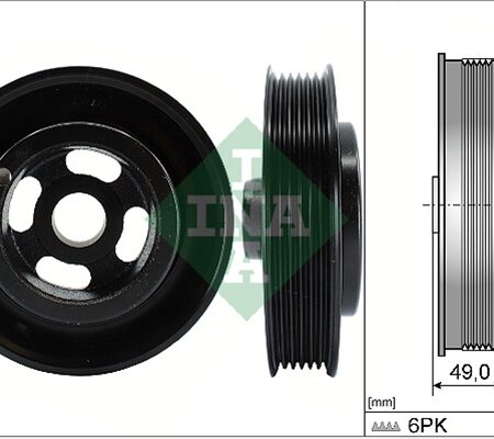 Fulie Curea Arbore Cotit INA Ford