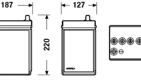Acumulator Excell Exide Kubota