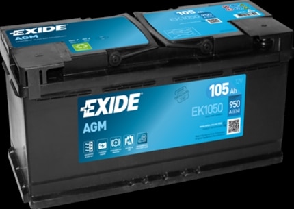 Acumulator Exide Agm 105Ah 950A 392X 175X190 +Dr Exide Vw