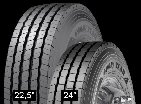 Anvelopa VARA GOODYEAR 385/65R22.5 Omnitrac S 160K158L M+S 3Pmsf On/Off Directie-Goodyear