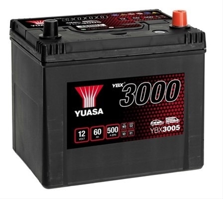 Acumulator Yuasa 3000 Asia 12V 60Ah 500A 231X173X225 +Dr Hyundai