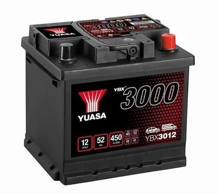 Acumulator Yuasa 3000 Asia 12V 52Ah 450A 207X175X190 +Dr Audi