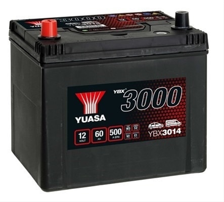 Acumulator Yuasa 3000 Asia 12V 60Ah 500A 231X173X225 +Stg Toyota