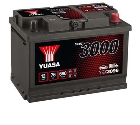Acumulator Yuasa 3000 Asia 12V 76Ah 680A 278X175X190 +Dr Citroen/Peugeot