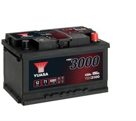 Acumulator Yuasa 3000 Asia 12V 71Ah 680A 278X175X175 +Dr Opel