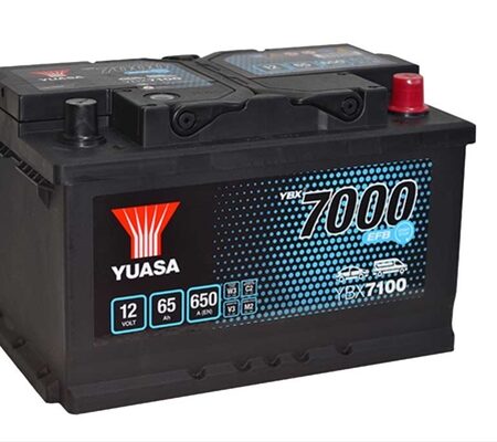 Acumulator Yuasa 7000 Efb 12V 65Ah 650A 277X175X175 +Dr Ford