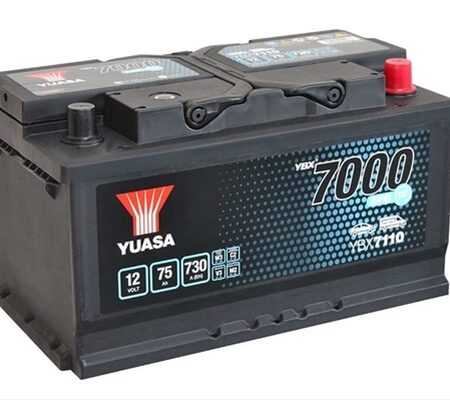 Acumulator Yuasa 7000 Efb 12V 75Ah 730A 315X175X175 +Dr Ford