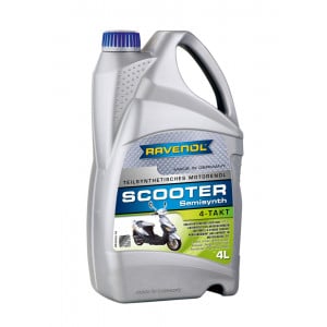 Ulei Motociclete RAVENOL SCOOTER 4-Takt Teilsynth. 4 L
