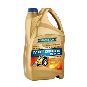 Ulei Motociclete RAVENOL Motobike 4-T Mineral 20W-40 4 L