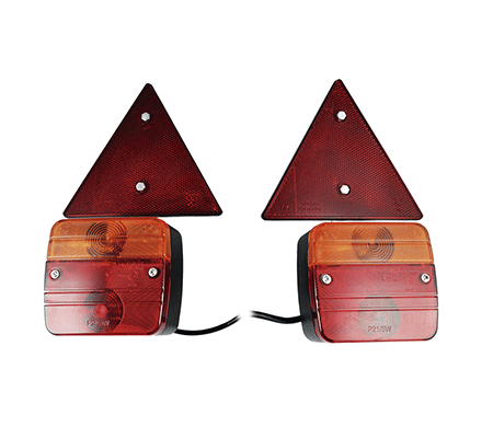 KIT MAGNETIC LAMPI REMORCA CU CABLU LUNG DE 7M. CABLU INTRE LAMP JBM