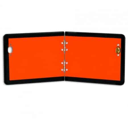 PLACA ADR 300X120 MM ALUMINIU PLIABILA VERTICAL HICO