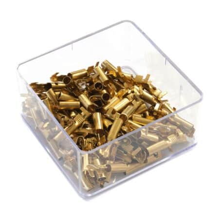 SET 100 PAPUCI ELECTRICI TERMINALI TIP TEAVA NEIZOLATI 3.9MM
