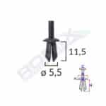 CLIPS FIXARE PENTRU RENAULT/VW AUDI FIAT SEAT - NEGRU SET 25 BUC 1 34635.jpg
