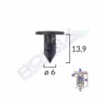 CLIPS GARNITURI PENTRU FIAT 6X13.9 - NEGRU SET 25 BUC 1 34762.jpg