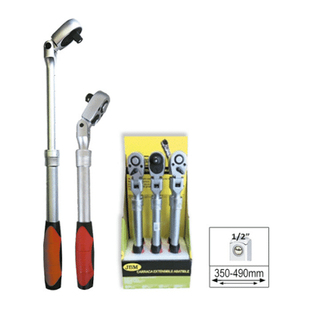 CLICHET ARTICULAT EXTENSIBIL DE 1/2' 72 DINTI JBM